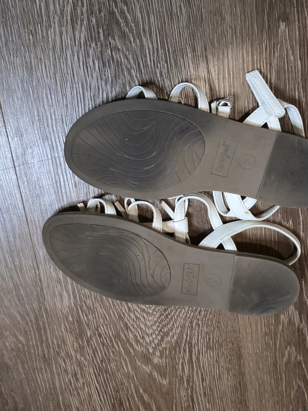 Cat & Jack White Bow-Strap Girls' Sandals
